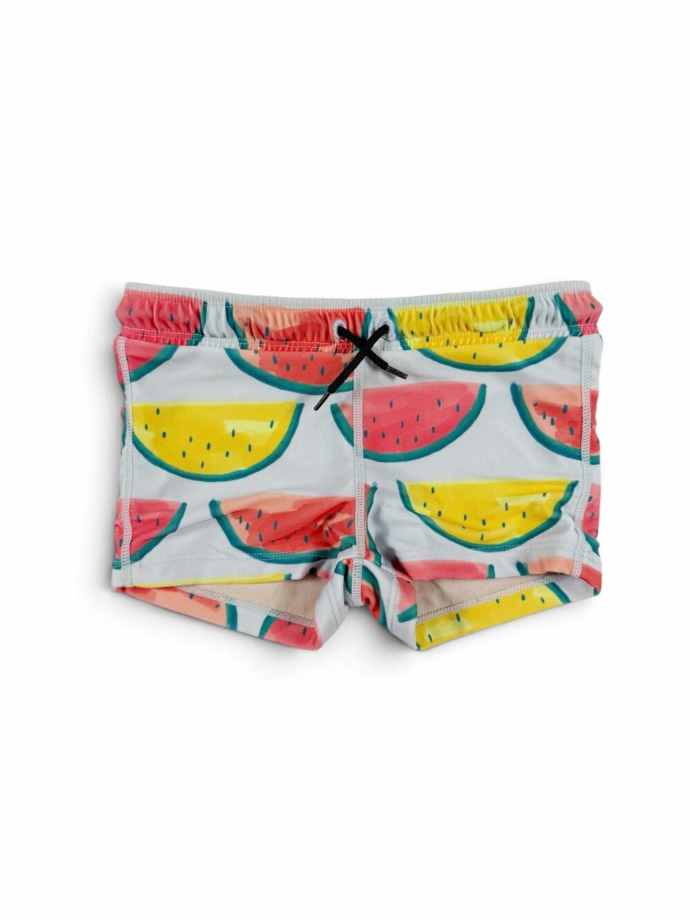 Tea Collection Painted Watermelons Board Swim Shorts Girls Size 5